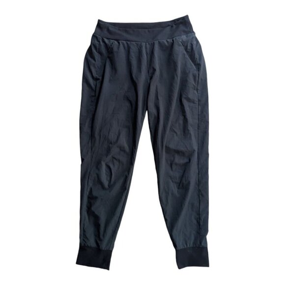 Athleta Trekkie Black Jogger Pull On Athletic Pants 8 - Picture 1 of 4